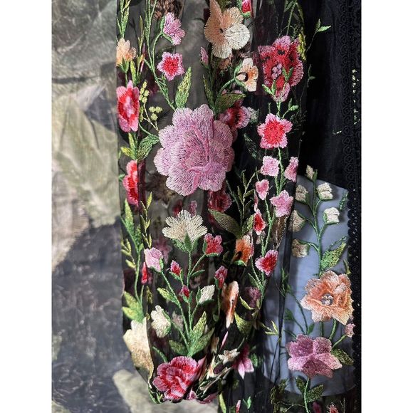 New Free People For Love & Lemons Luna Maxi Dress Size Extra Small - Picture 9 of 12